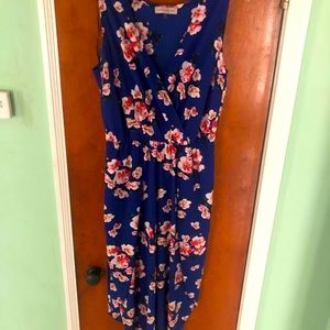 Blue floral jumpsuit!